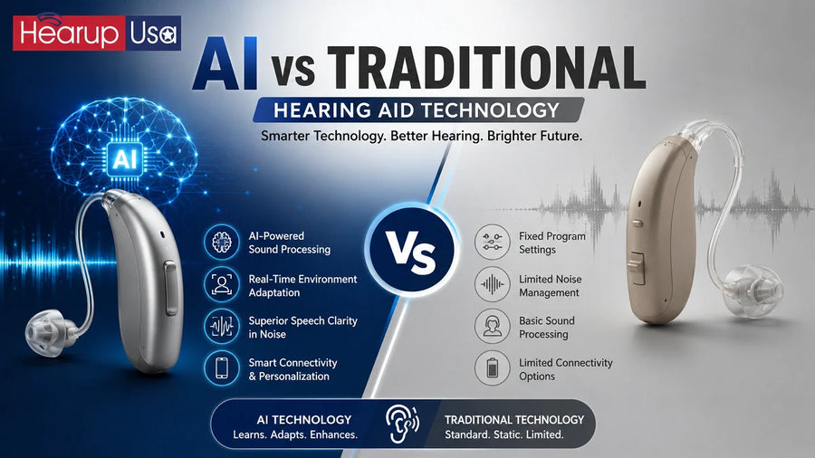 AI vs Traditional Hearing Aid Technology