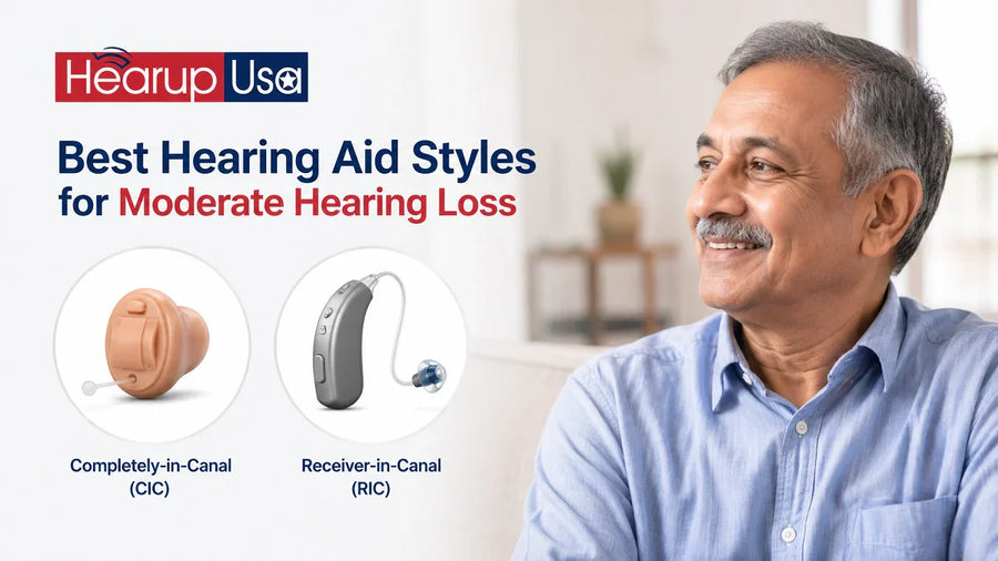 Best Hearing Aid Styles for Moderate Hearing Loss