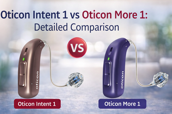 Oticon Intent 1 vs Oticon More 1: Detailed Comparison