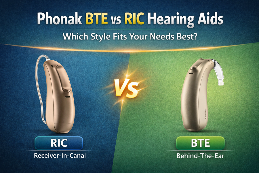 Phonak BTE vs RIC Hearing Aids: Which Style Fits Your Needs Best?