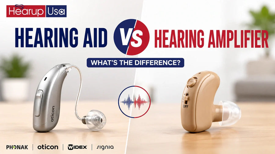 Hearing Aid vs Hearing Amplifier – What's the Difference?