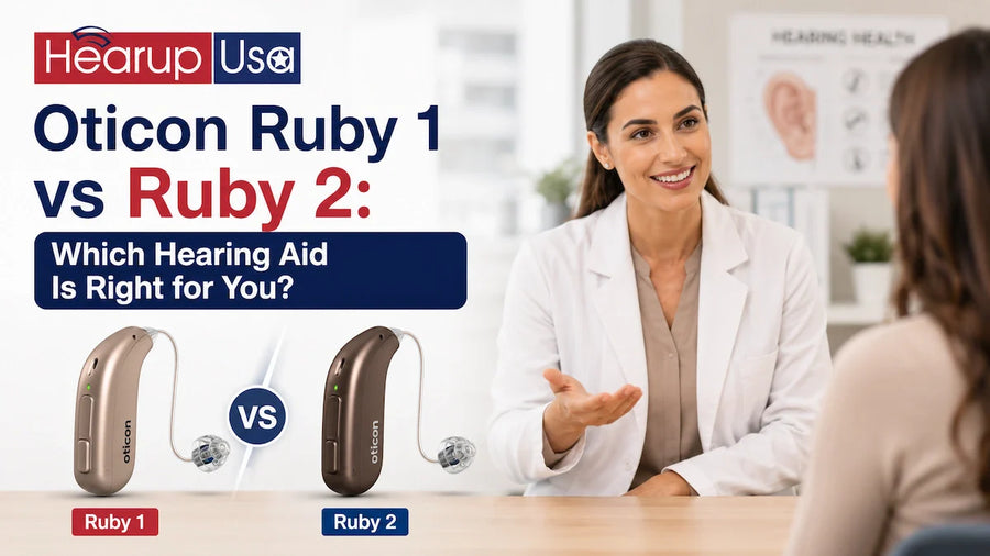 Oticon Ruby 1 vs Ruby 2: Which Hearing Aid Is Right for You?