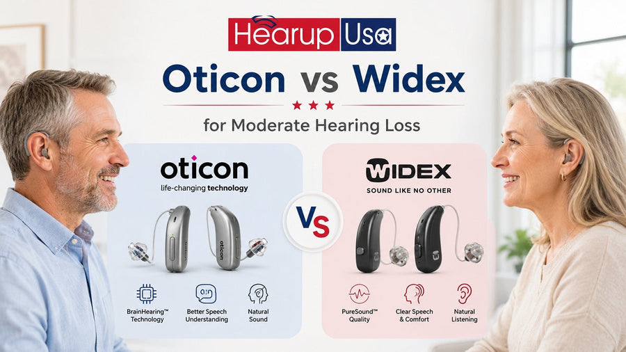 Oticon vs Widex for Moderate Hearing Loss