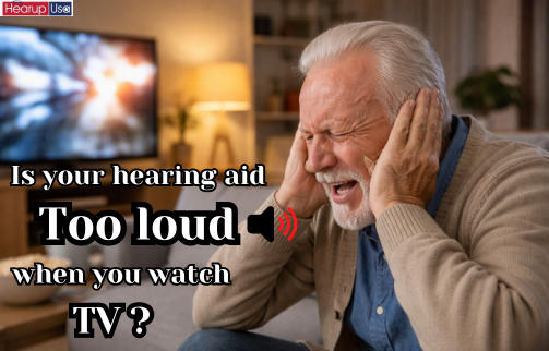 Is your hearing aid too loud when you watch TV?