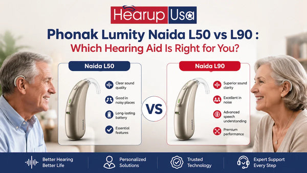 Phonak Lumity Naida L50 vs L90 : Which Hearing Aid Is Right for You?