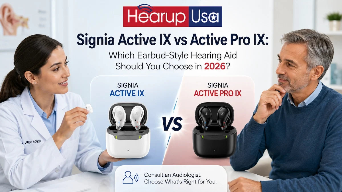 Signia Active IX vs Active Pro IX: Which Earbud-Style Hearing Aid Should You Choose in 2026?