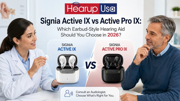 Signia Active IX vs Active Pro IX: Which Earbud-Style Hearing Aid Should You Choose in 2026?