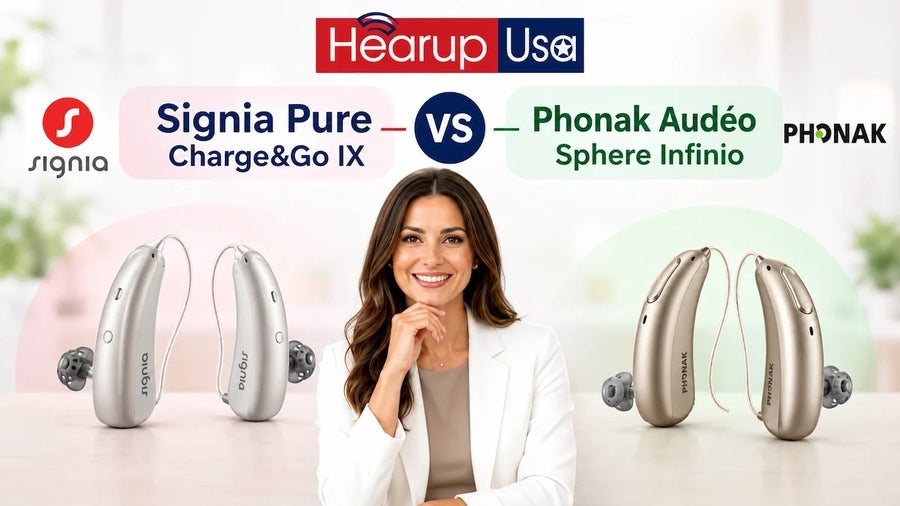 Signia Pure Charge&Go IX vs Phonak Audéo Sphere Infinio: Which Is Better in 2026?
