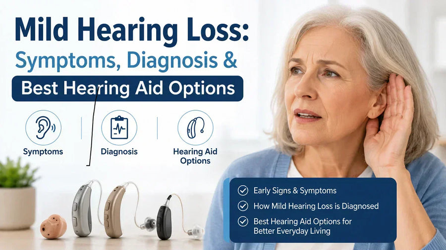 What Is Mild Hearing Loss? Symptoms, Diagnosis & Hearing Aid Options
