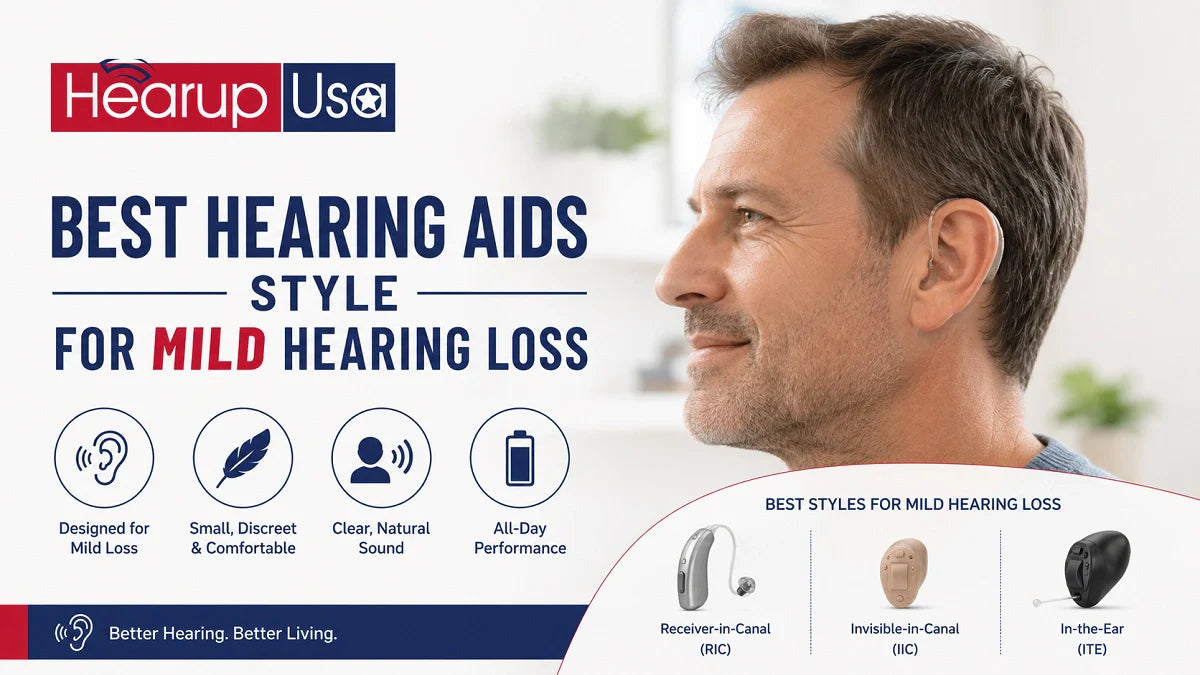 Best Hearing Aid Styles for Mild Hearing Loss