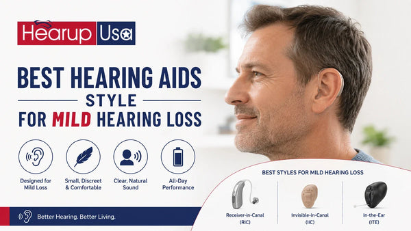 Best Hearing Aid Styles for Mild Hearing Loss