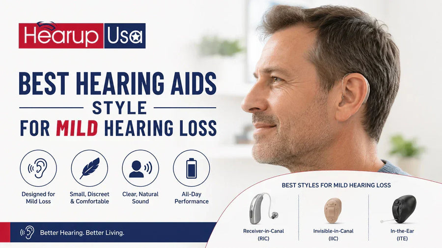 Best Hearing Aid Styles for Mild Hearing Loss