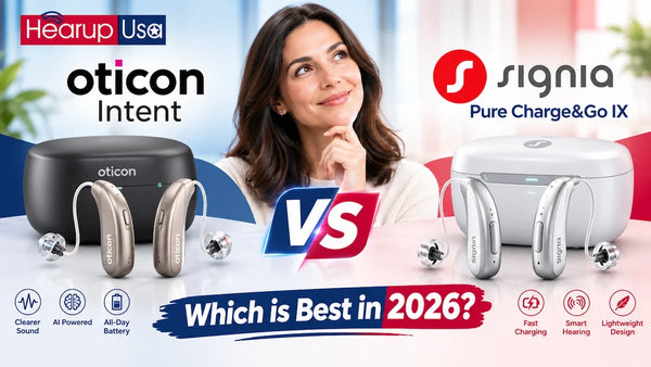 Oticon Intent vs Signia Pure Charge&Go IX: Which Is Best in 2026?