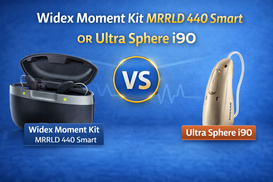 Ultra Sphere I90 vs Widex Moment Kit MRRLD 440 Smart: Which Hearing Aid Is Right for You?