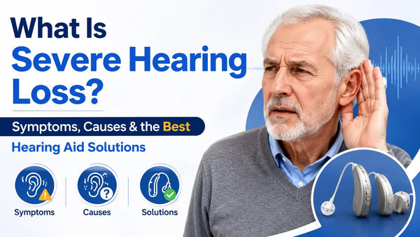 What Is Severe Hearing Loss? Symptoms, Causes & the Best Hearing Aid Solutions