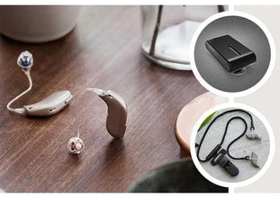 Oticon Jet 1 Mini RITE Power Open Fit Battery Mini RIC Bluetooth Connectivity Hearing Aid.