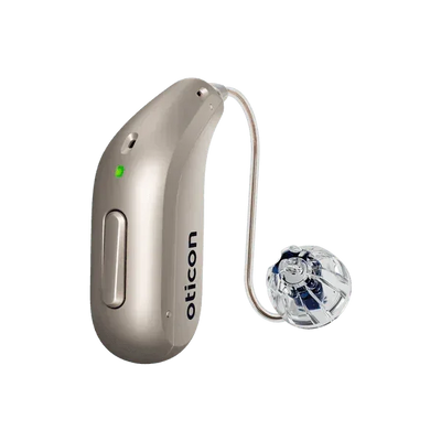 Oticon Intent 1 miniRITE Wireless Bluetooth-LE Audio Connectivity Sleek New Design Rechargeable Hearing Aid