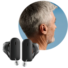 Signia Silk Charge & Go 7IX with CROS | Rechargeable Mini Invisible CIC Hearing Aids - 48 Channels for Superior Sound Clarity