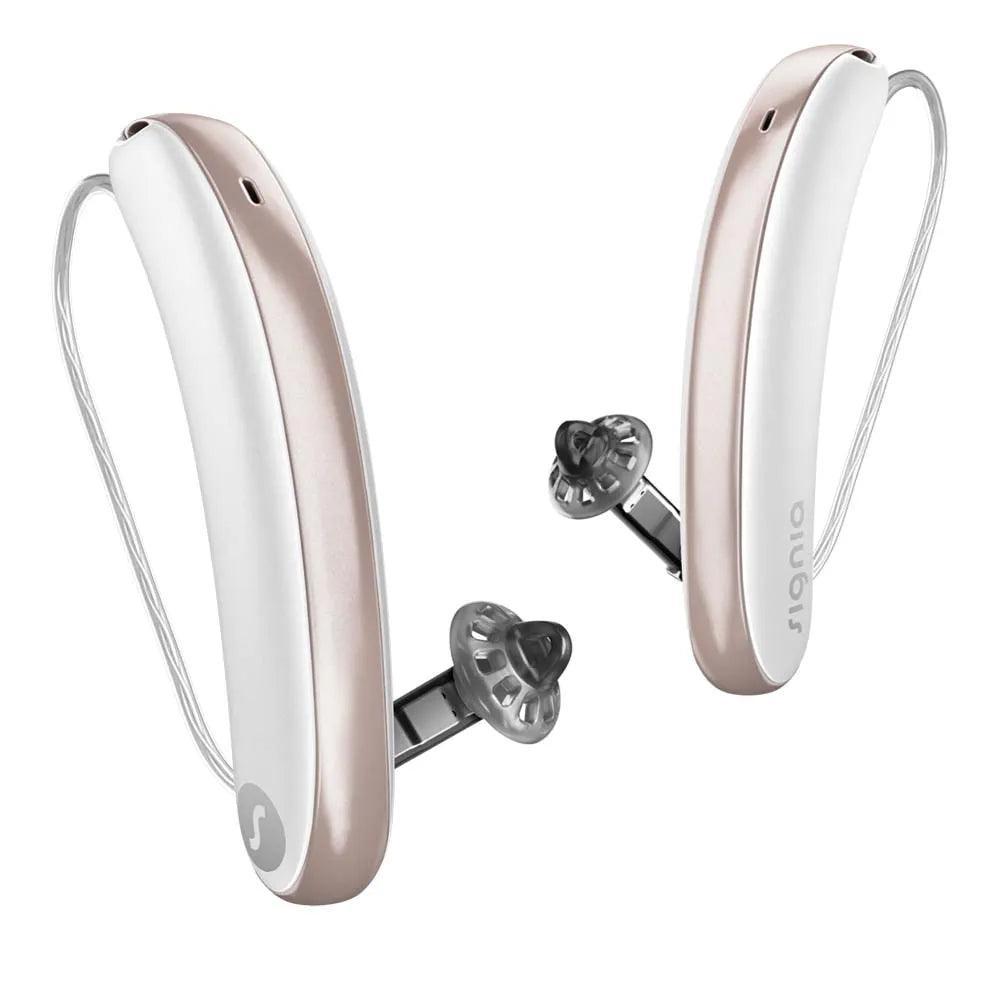 Signia Styletto 2IX Rechargeable RIC Hearing Aid Pair + Charger – HearUpUSA