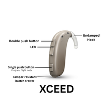 Oticon Xceed 1 Ultra Power BTE Non Rechargeable Tinnitus Balance, Bluetooth Enabled Hearing Aid