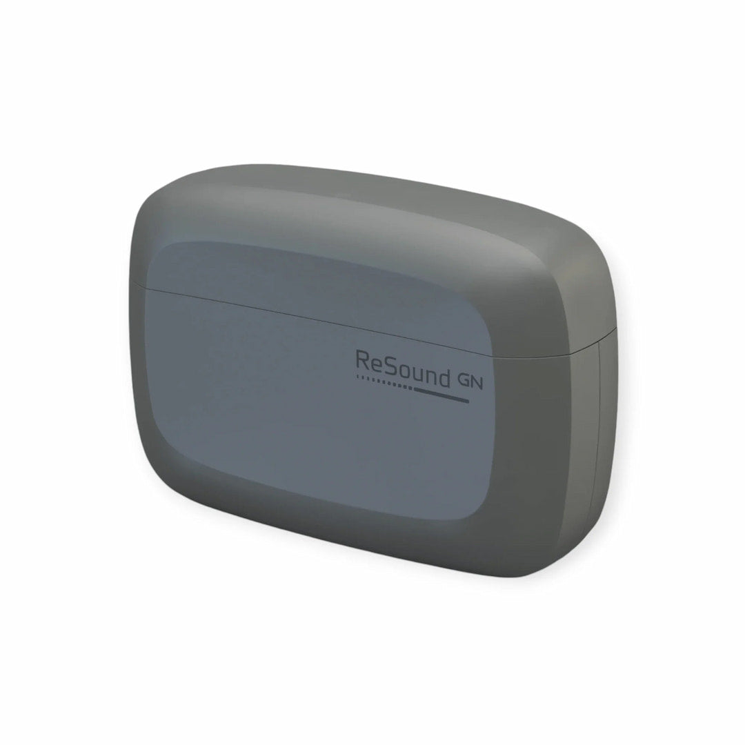 ReSound Premium Charger – Portable Powerbank Charging Case for Rechargeable Hearing Aids - Compatible with Resound Vivia and Nexia MicroRIE
