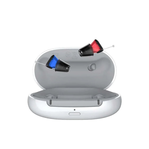 Signia Mini71x Signia Silk Charge&Go 7IX Rechargeable Mini CIC Invisible Hearing Aid ...