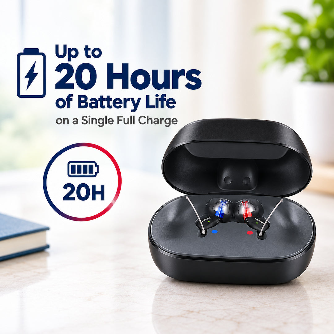 Oticon Zeal Rechargeable In-The-Ear Hearing Aid with AI Sound Processing, Bluetooth LE Audio & Auracast
