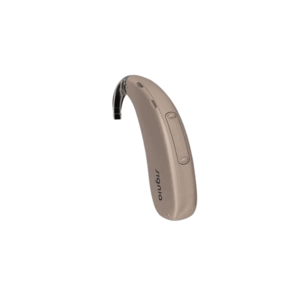 Signia Motion Charge& GO 5X, Behind The Ear (BTE) Rechargeable Hearing Aid, Premium Features Bluetooth Connectivity