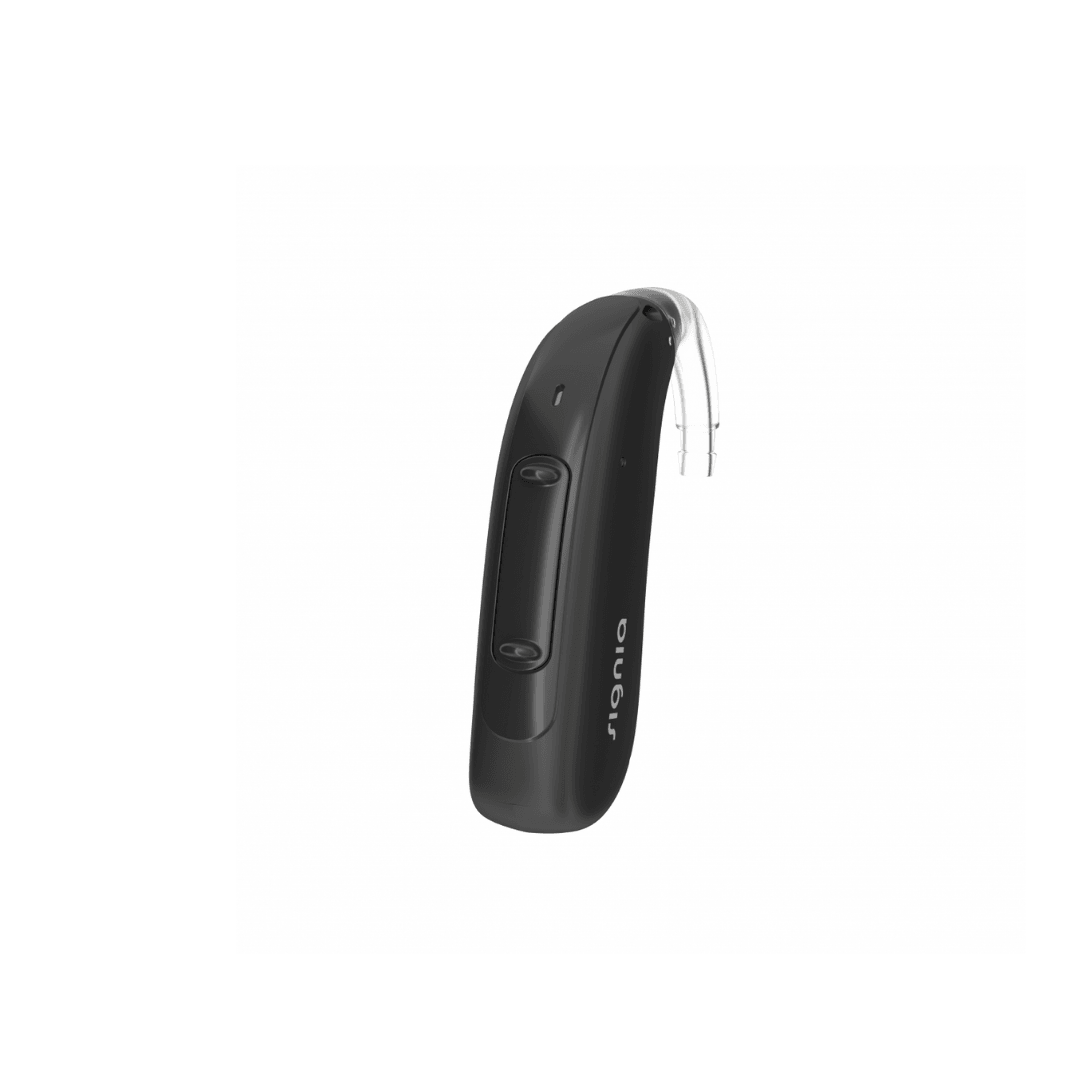 Signia Motion Charge& GO 5X, Behind The Ear (BTE) Rechargeable Hearing Aid, Premium Features Bluetooth Connectivity