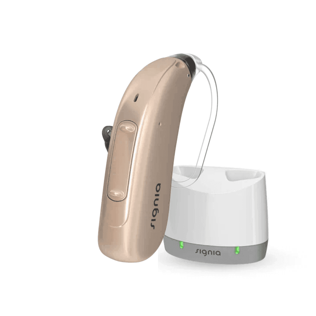 Signia Bte Signia Motion P 1X Charge&Go BTE Hearing Aid | Rechargeable – HearUpUSA