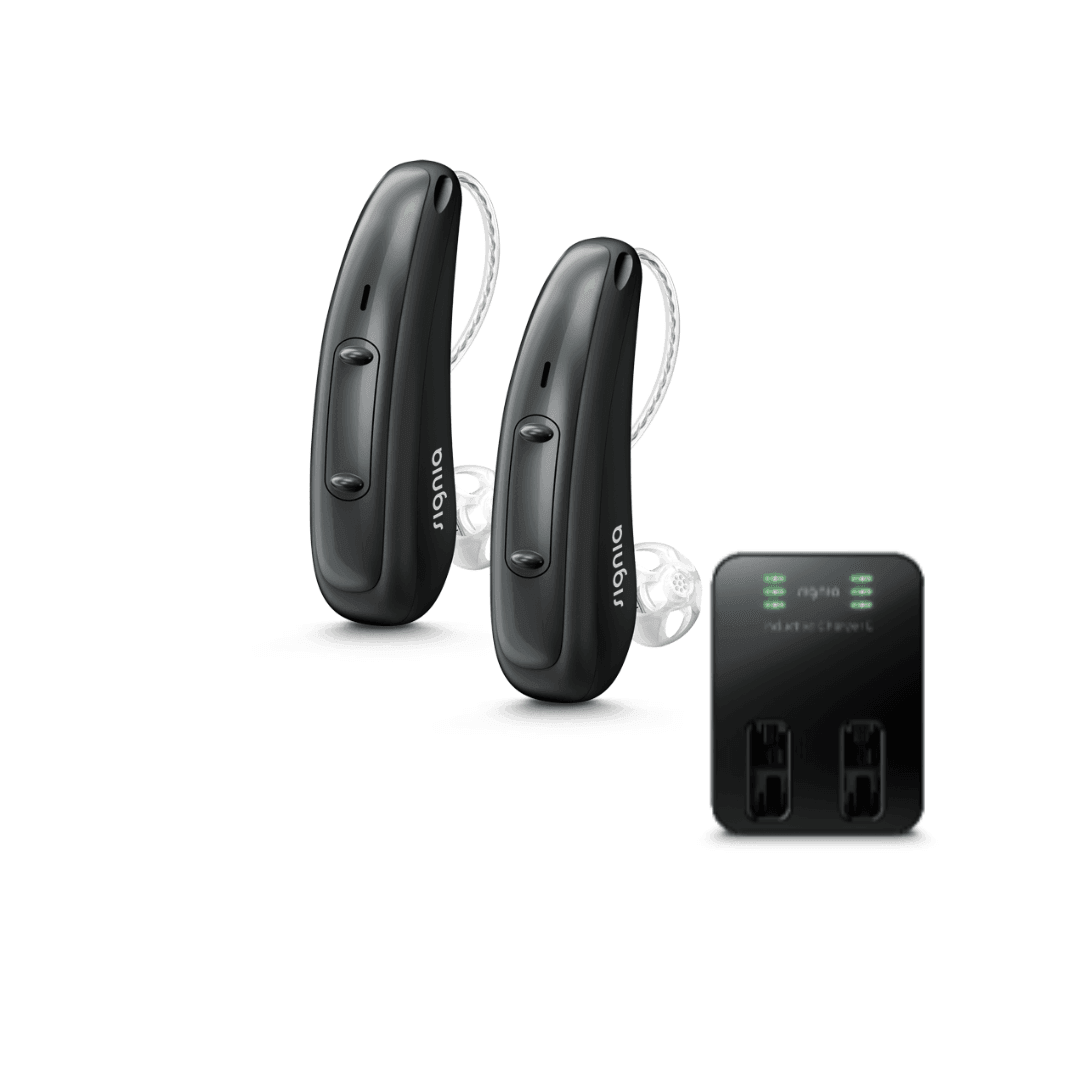 Signia Pure Charge& Go 2X Rechargeable Hearing Aid, Receiver in Canal ...