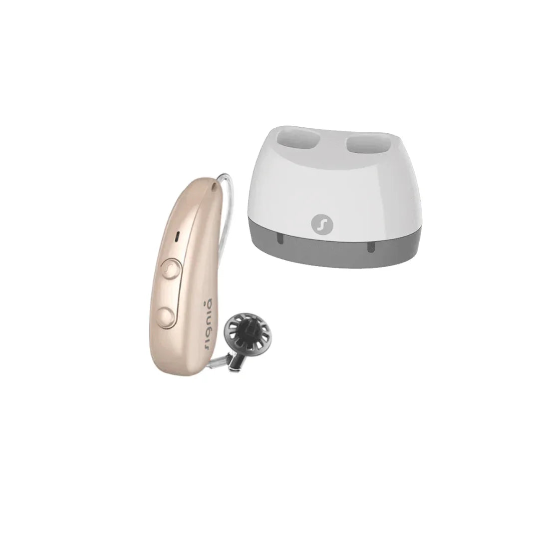 Signia Pure Charge& Go 1 IX With CROS RIC Rechargeable Hearing Aid ...